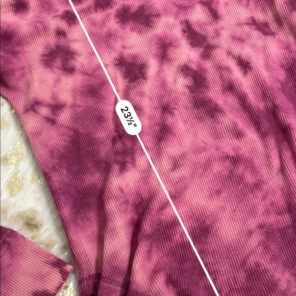 Maeve Anthropologie ainsley waffle knit tie dye turtleneck thermal top - Picture 5 of 5